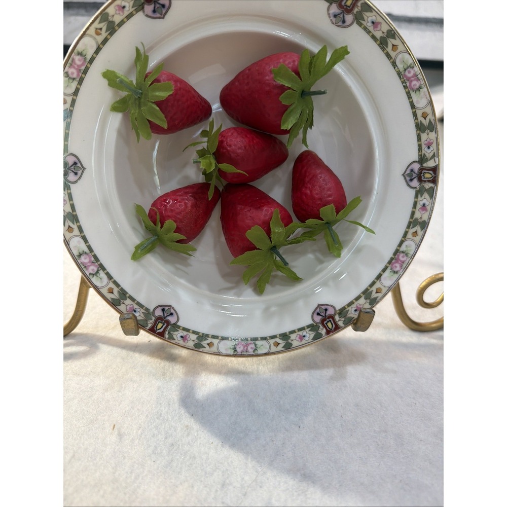 Artificial Fruit Strawberries Lifelike Fake Simulation Decor Movie Prop Vintage3